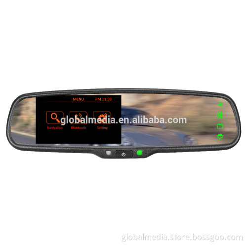 4.3 Inch Navigation GPS Car Rearview Mirror Monitor Win CE with Reverse Camera